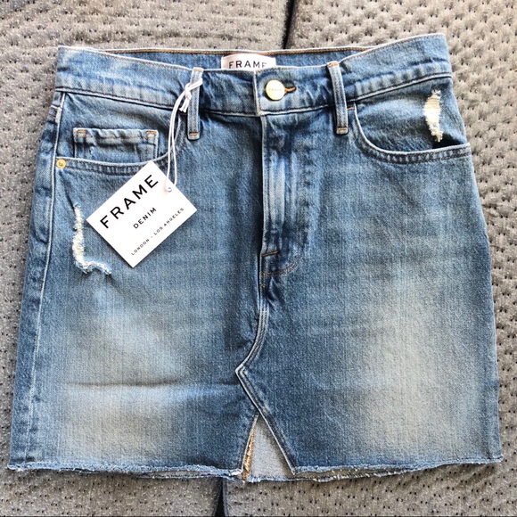 NWT Le Mini Skirt Split Front (in macey) - Picture 5 of 5